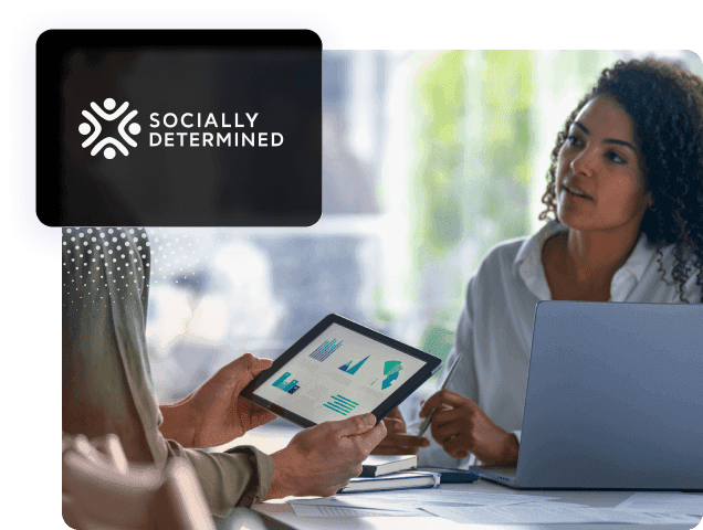 Socially Determined Banner